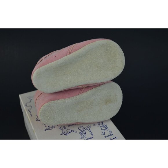 Trimfoot Baby Deer Shoes Pink Creeper 6-9 Months In Box - Picture 9 of 9